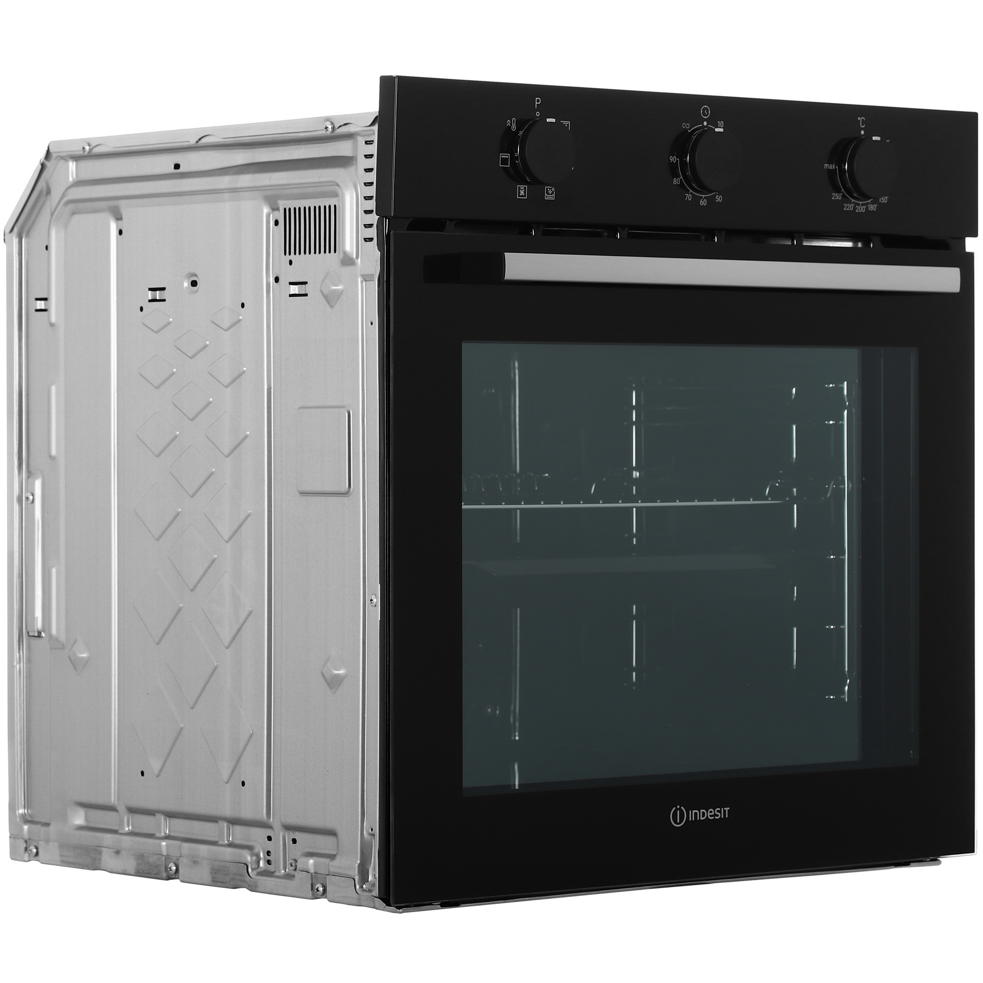 9987776 Электрический духовой шкаф Indesit IFE 3634 BL черный STDN-0048775 - Вид №1