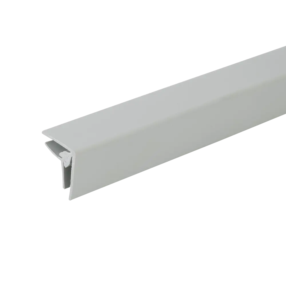 Угол для панелей KREAFORTA ПВХ светло-серый 20x2700 мм 4 мм STLM-2086536