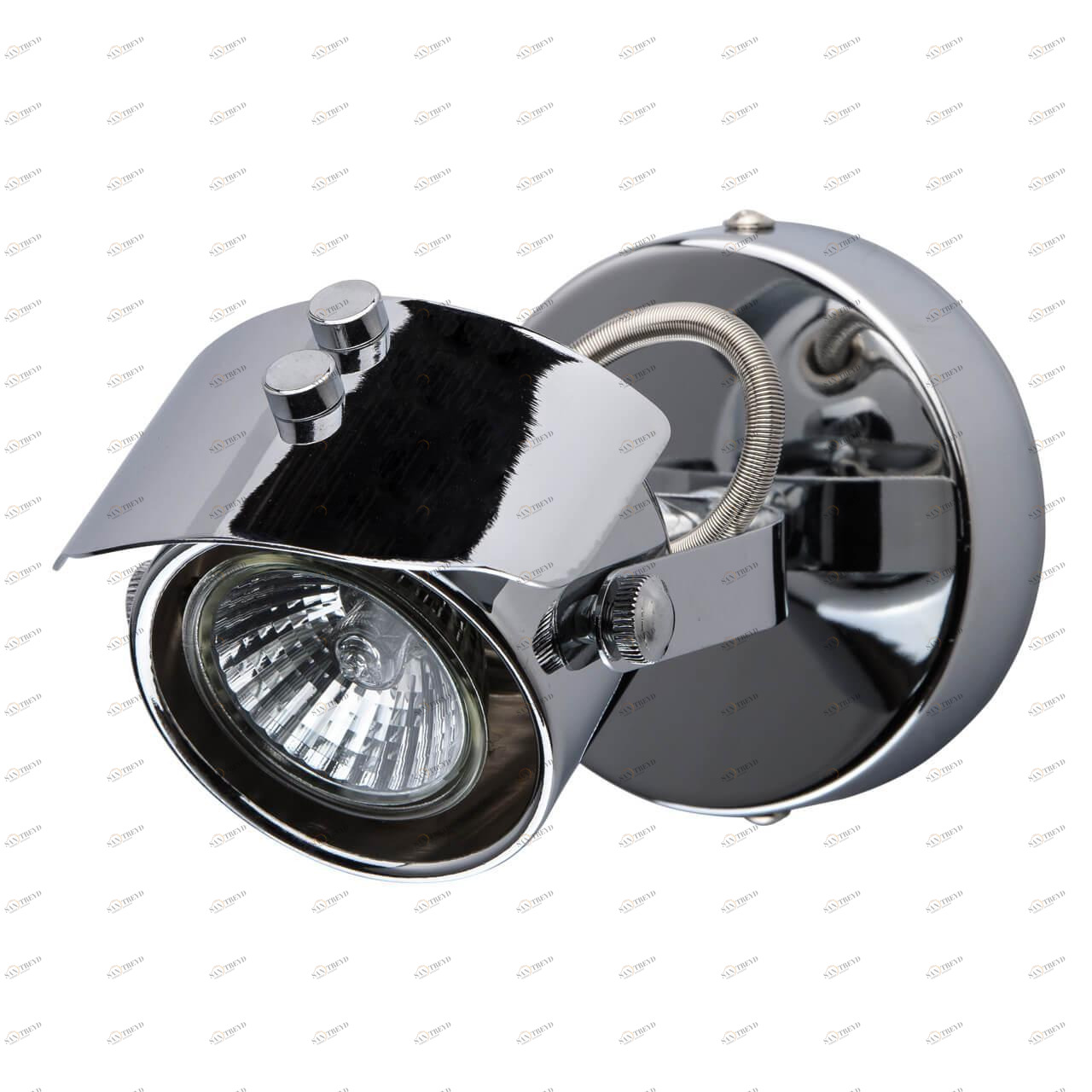 Спот настенный галогеновый хром "Алгол 4" 506021501 DE MARKT АЛГОЛ 00-3925333 Хром 