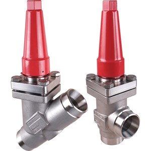 Danfoss SVA-S SS — запорные клапаны со стандартным штоком из нержавеющей стали SVA-S SS 20 D ANG Cap Запорный клапан 148B5378  - Вид №1