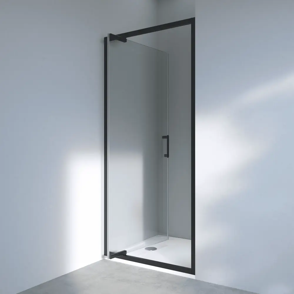 Стекло для распашной душевой двери Sensea Easy 90 см прозрачное, цвет профиля на выбор STLM-2206123 - Вид №26