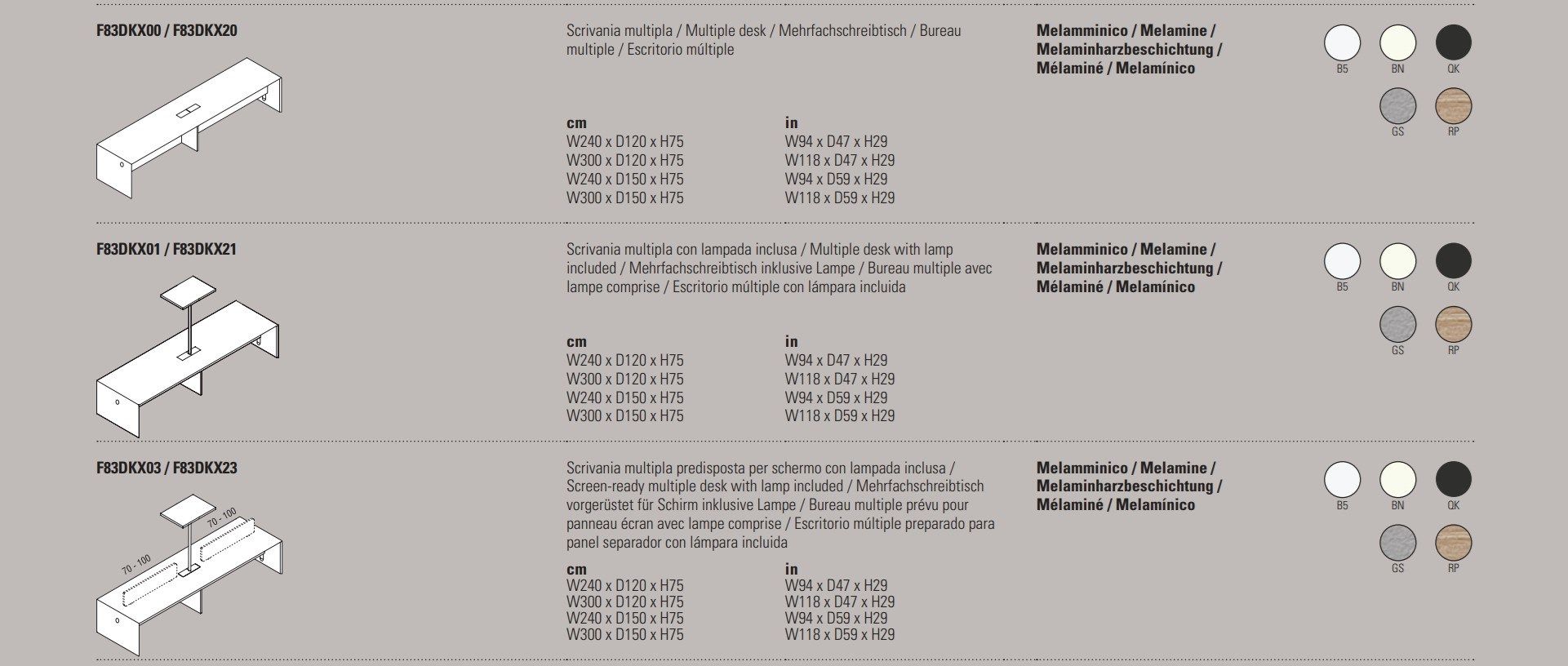 Стол с несколькими кабелями FANTONI ARCH-00096221 - Вид №2