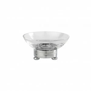 FS06C-601 FS06C-601 Мыльница круглая ДОЛОТОЧНЫЙ КРИСТАЛЛИЧЕСКИЙ Cristal & Bronze CRISTALLIN CISELÉ