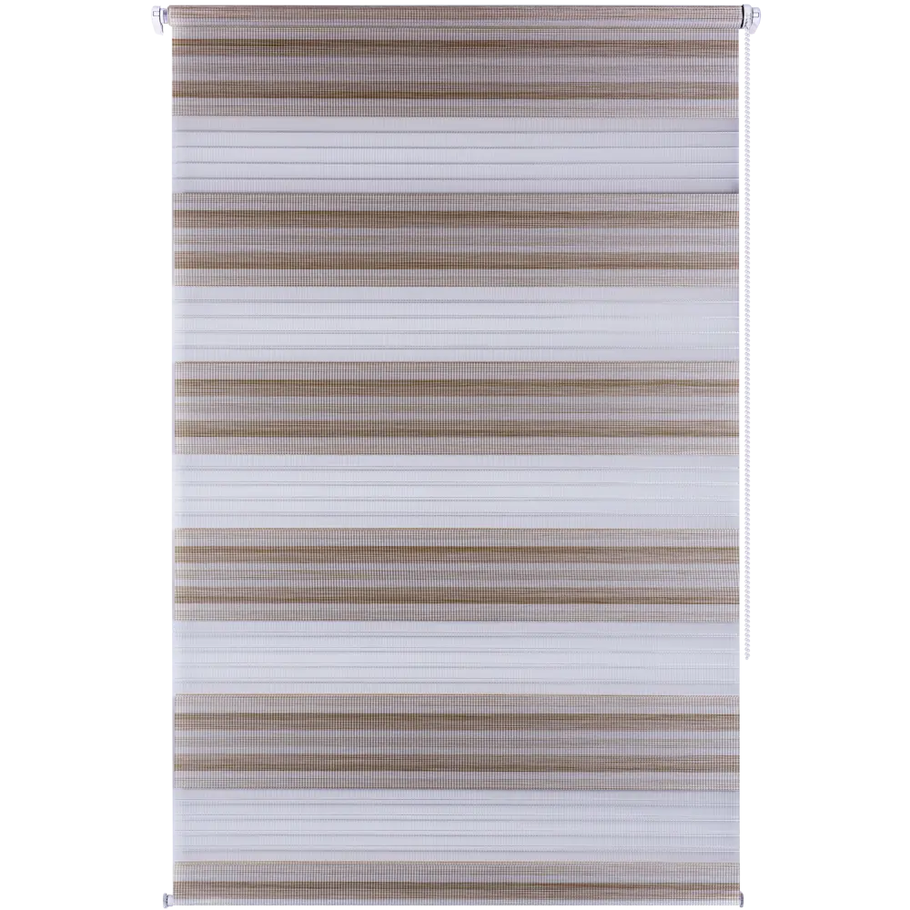 Штора рулонная день-ночь Miamoza 60x160 см, цвет молочный Santreyd STLM-2090894