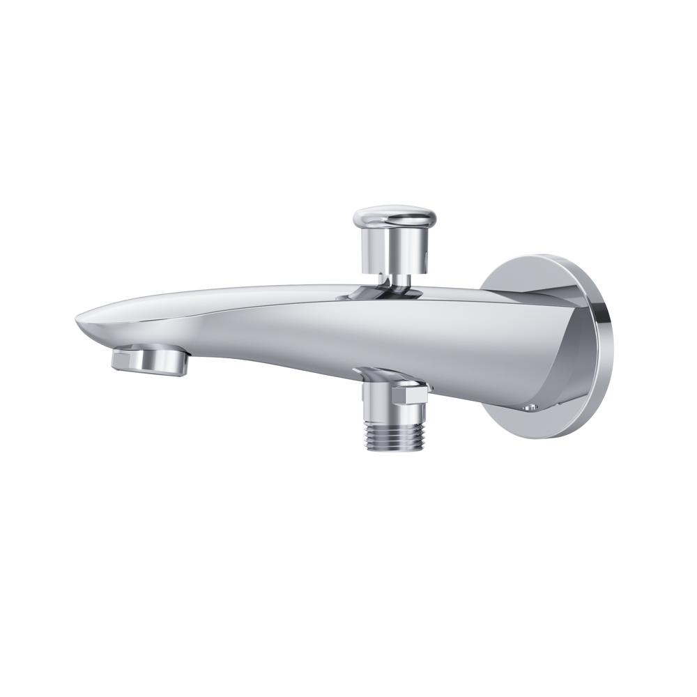 F8070100 излив на ванну 175 мм с переключателем на душ хром шт. AM.PM Like - Вид №6