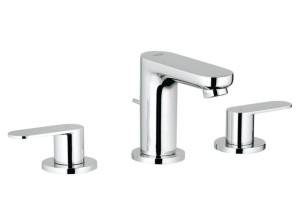 Смеситель для раковины с 3 отверстиями с раздельными розетками