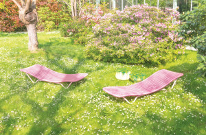 Веревочная Садовая кровать