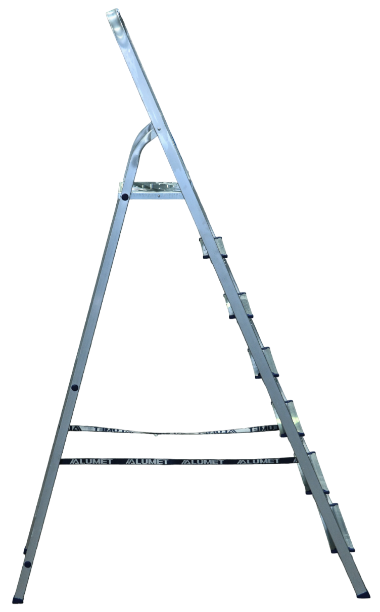 Стремянка алюминиевая 7 ст ALUMET Ам707 - Вид №2