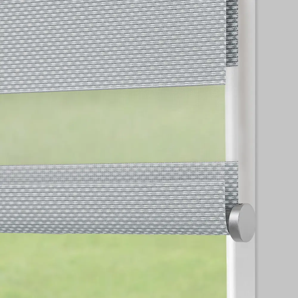 Рулонная штора день-ночь KREAFORTA Novosiberia 50×175 см серая 89408635 STLM-1581547 - Вид №5