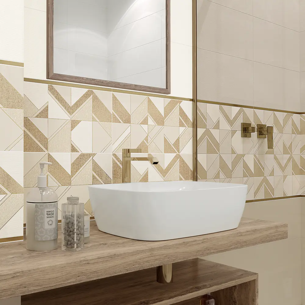 Плитка Veronica Beige 24.9x50 см 1.49 м², цвет бежевый Santreyd STLM-2205636 - Вид №4