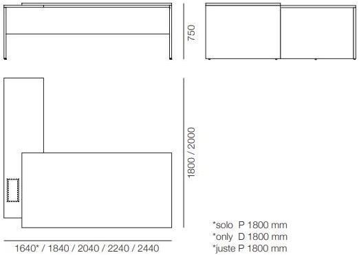 PROF Прямоугольный стол из fenix-ntm® с системой организации кабелей Entry sun-id-1424410 - Вид №27