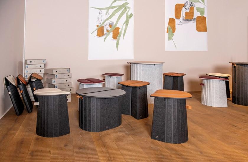 de Sede Круглый складной стол из фетра Ds-5010 sun-id-1419865 - Вид №3