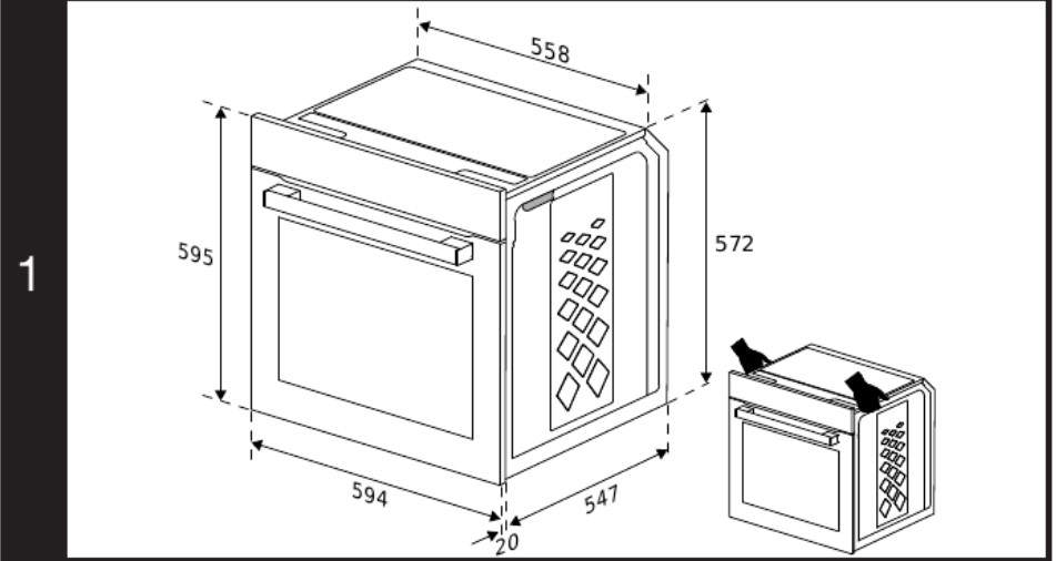 9082805 Электрический духовой шкаф Hotpoint FE8 S832 JSH WH белый STDN-0116571 - Вид №12