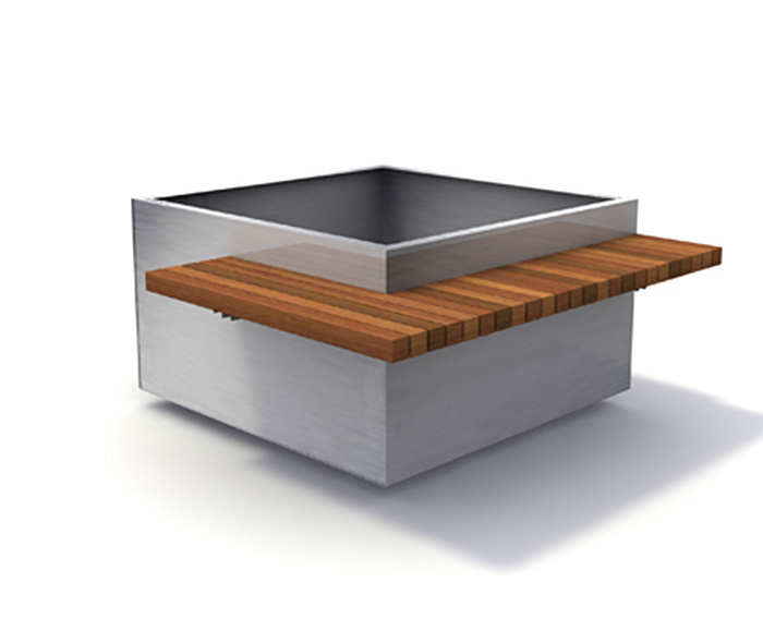 RIST01.01.01-MS.CM РИМ Lofty, стол с цветочным модулем LAB.Space  - Вид №1