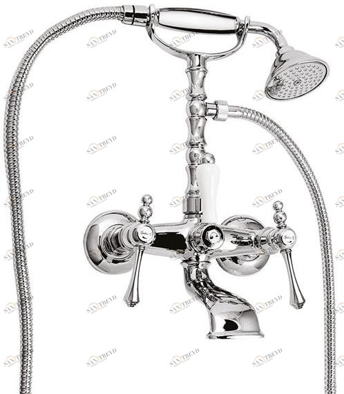 Rubinetteria Giulini Настенный смеситель для ванны с ручным душем Londra 7200