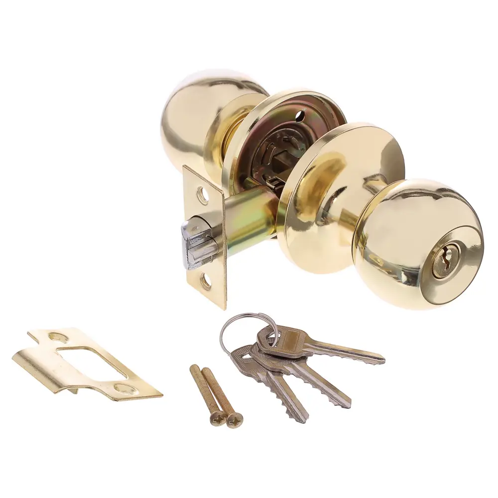 Ручка-кноб 3087 с ключами ЦАМ цвет золото Santreyd STLM-2159941 - Вид №1