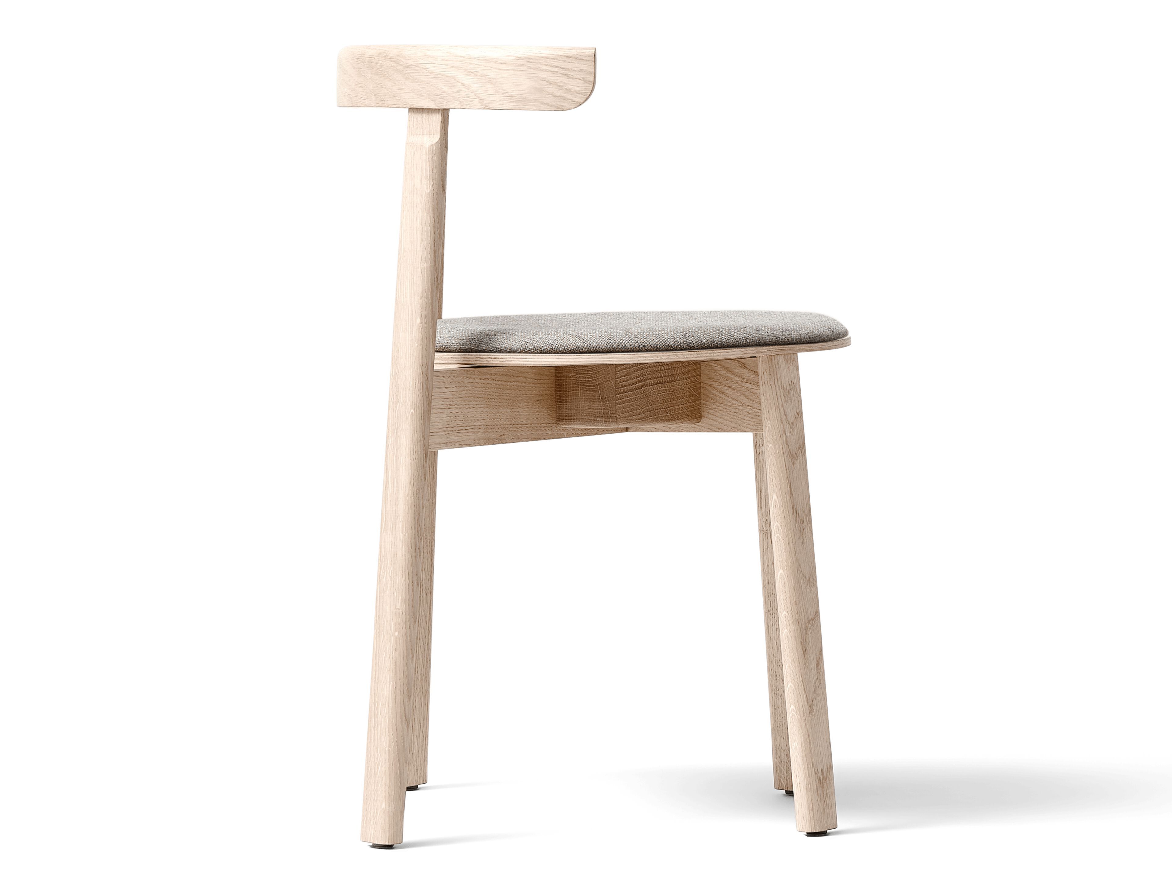 Штабелируемый дубовый стул с мягким сиденьем Form & Refine Lunar ARCH-00070395 - Вид №6