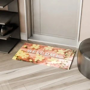 Коврик Inspire Layan Yellow 45x75 см полипропилен цвет жёлтый 82761218 STLM-2185089