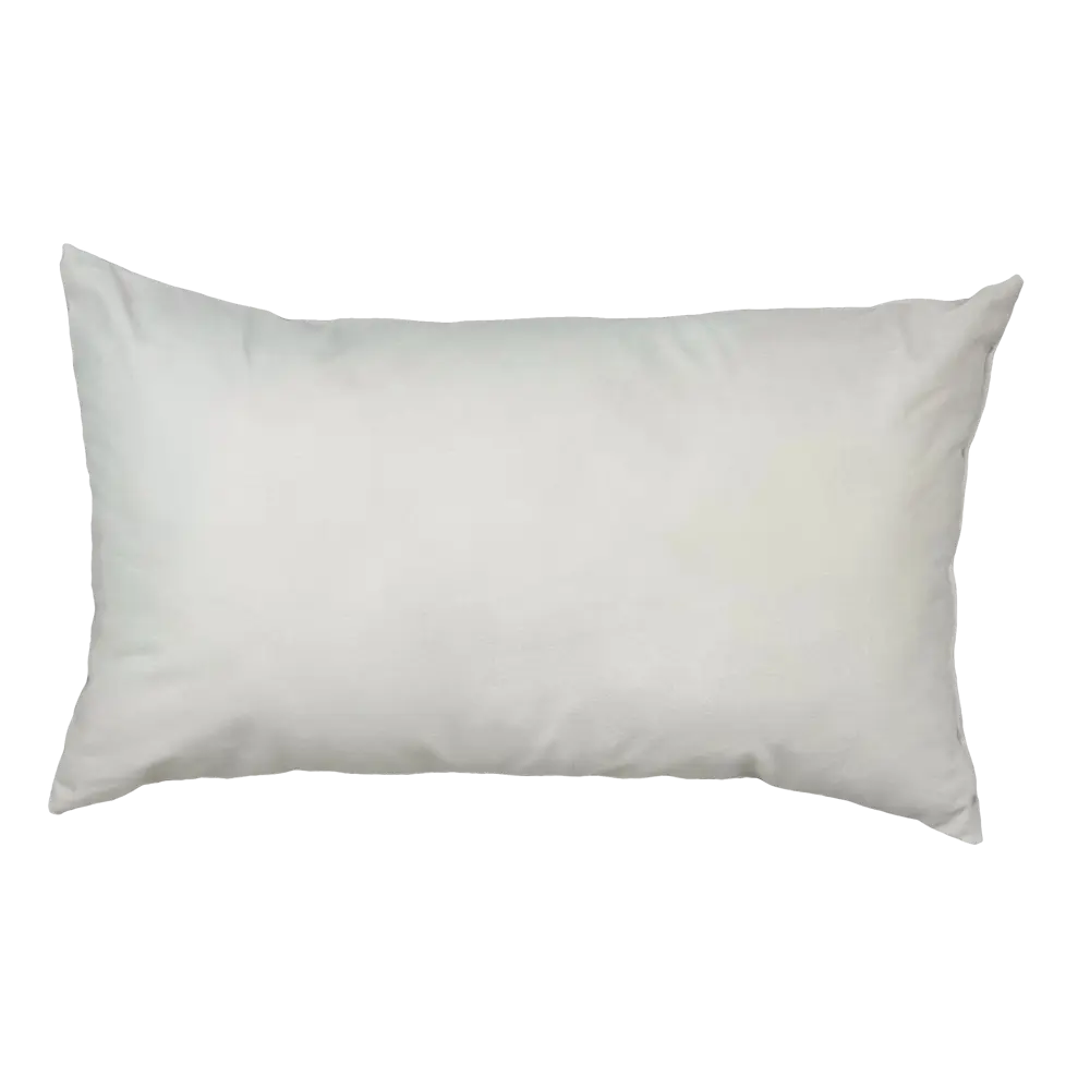 Подушка декоративная Linen Way 30x50 см бархат цвет бело-серый STLM-2031426