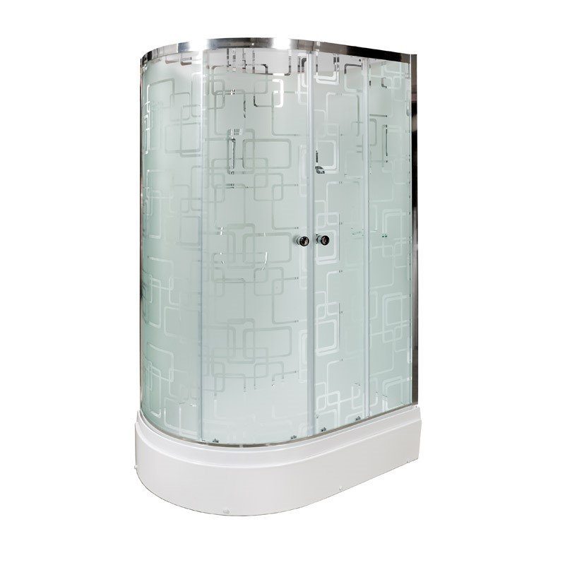 L 920 R с электрикой Душевая кабина DETO Серия L ЕМ2712 R N (без крыши) - Вид №15