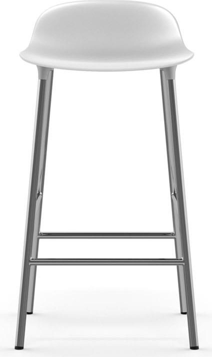 603156 Барный стул 65 см Белый Хром Normann Copenhagen Form - Вид №1
