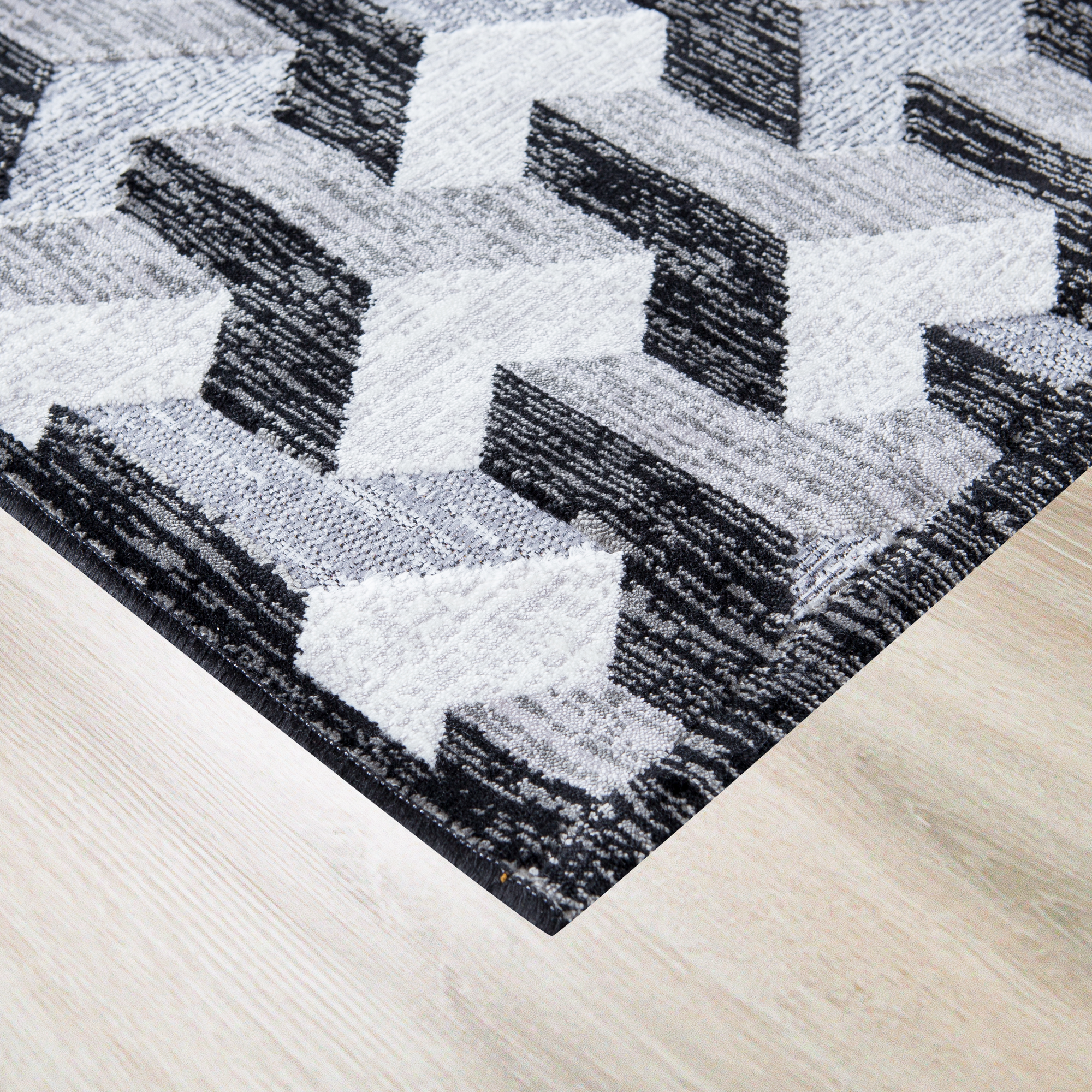 82186655 Ковер вискоза Рим 703X 195x280 см цвет черный STLM-0021604 CTIM  - Вид №1