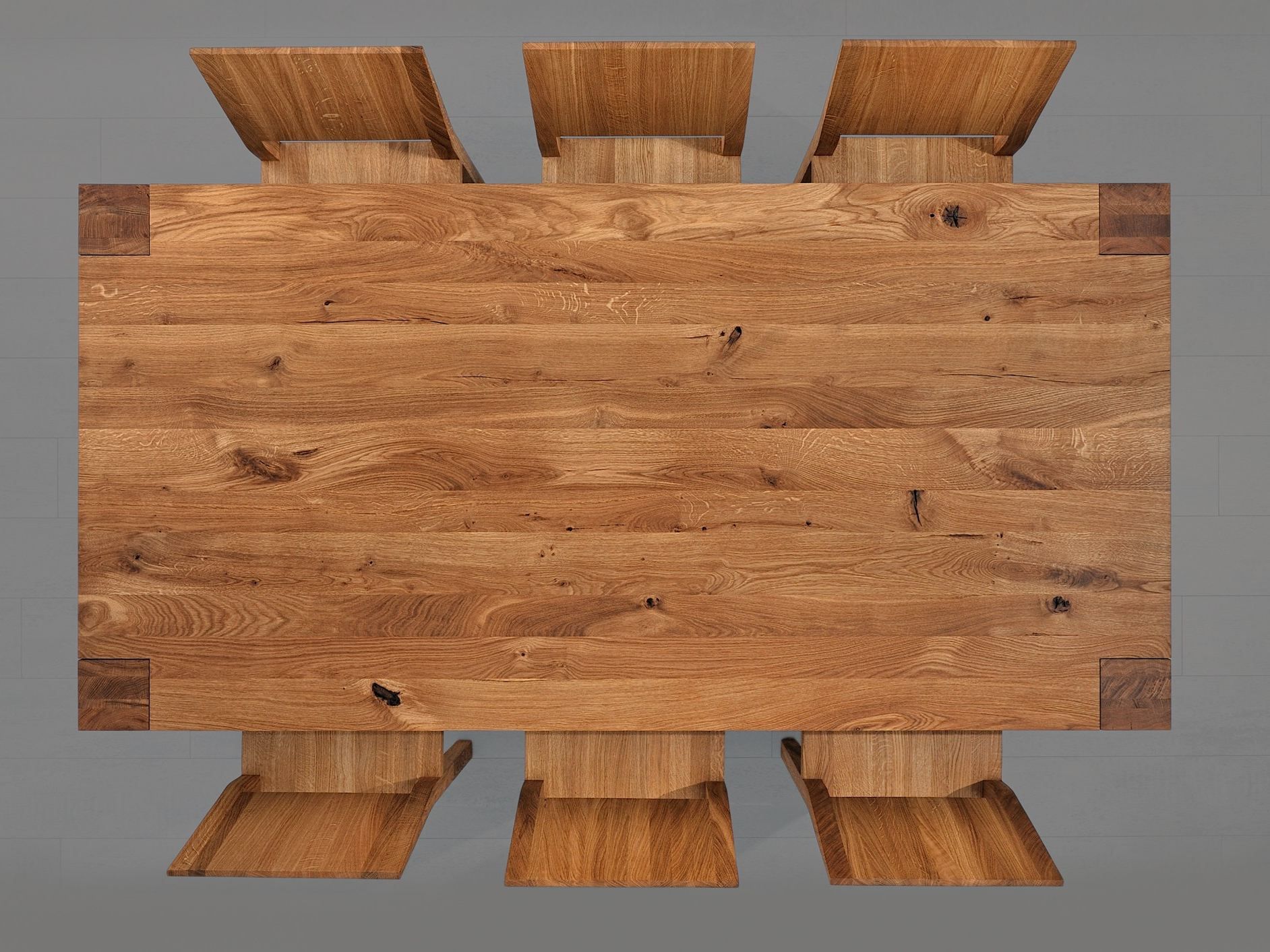 Раздвижной стол из массива дерева Vitamin Design ARCH-00145526 - Вид №10