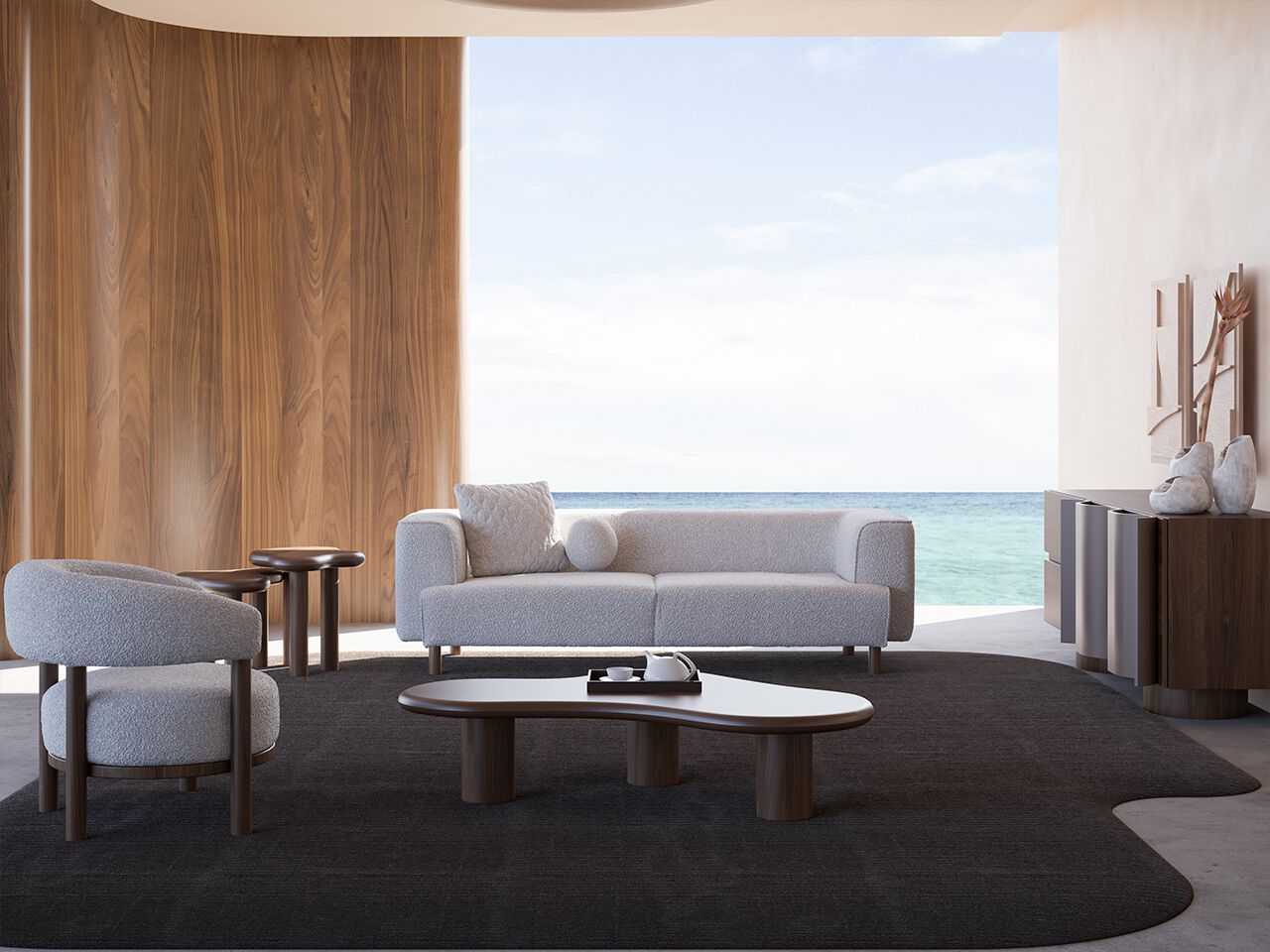 4-местный тканевый диван NDESIGN ARCH-00033309 - Вид №5