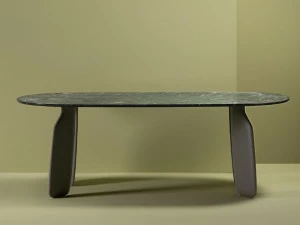 DANTE - Goods And Bads Овальный обеденный стол из мрамора Bavaresk