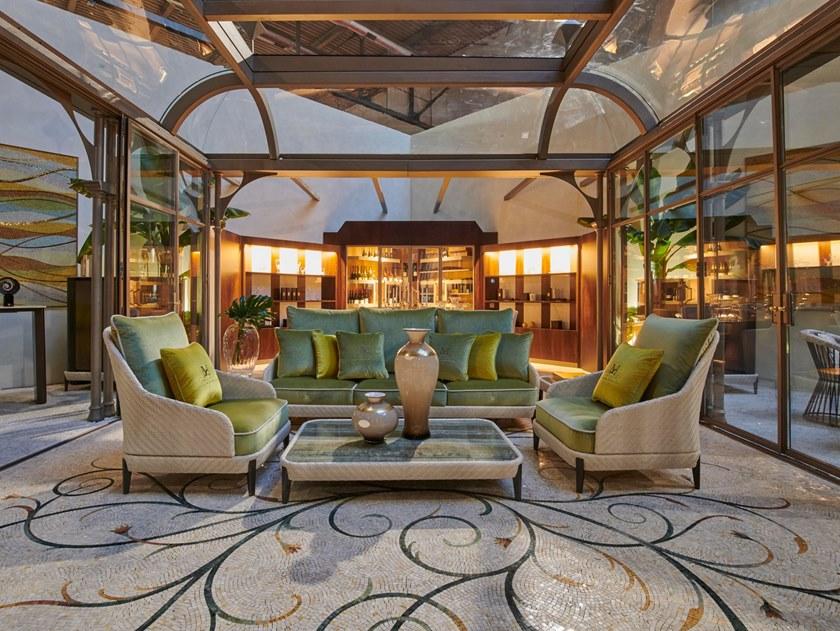 Samuele Mazza Outdoor 3-местный садовый диван из смолы Kenzia sun-id-1444265 - Вид №2