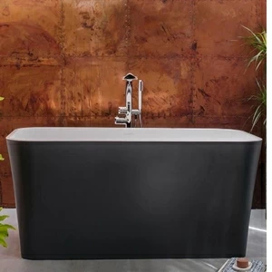 Ванна отдельностоящая черная матовая Edge EDG-N-MB