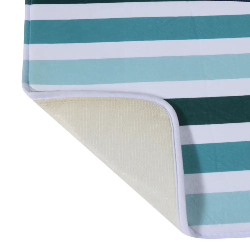 Коврик для ванной Штиль ADB231122S 45x70 см цвет бело-синий Santreyd STLM-2084754 - Вид №4