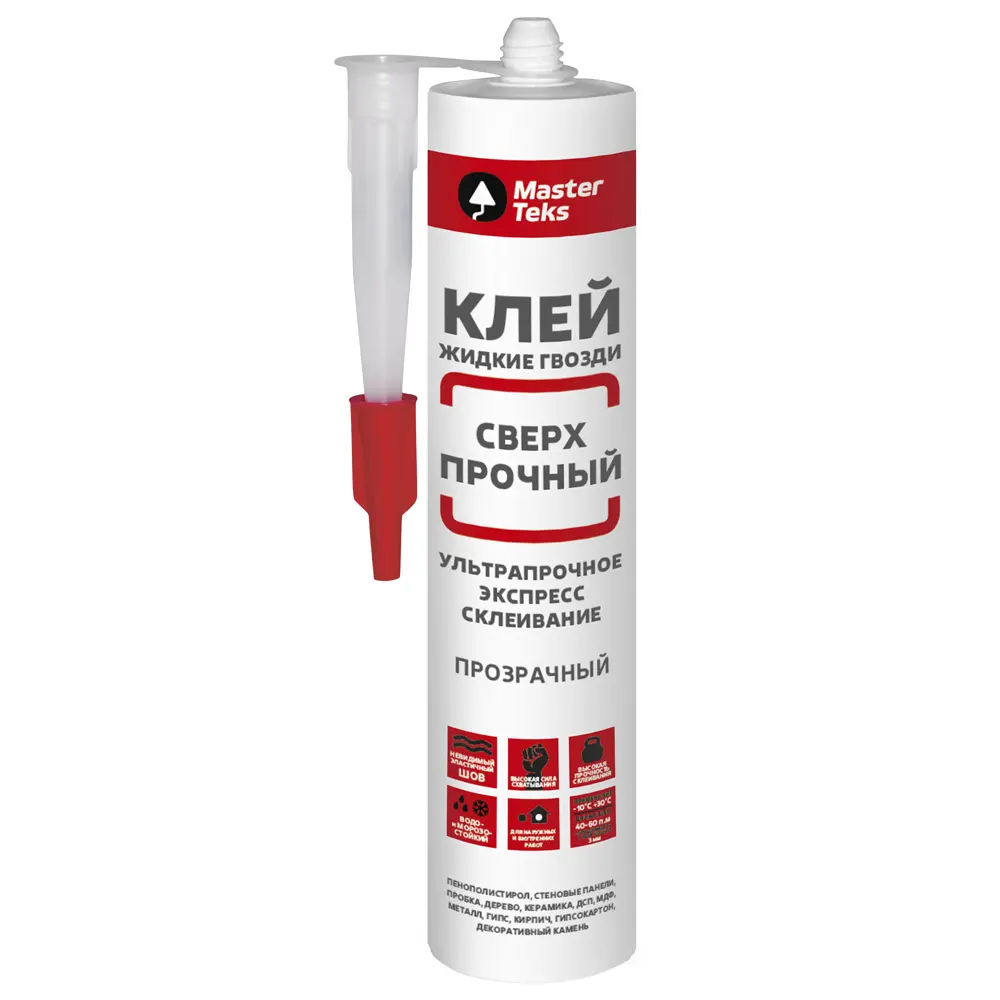 MasterTeks Полимерный клей для монтажа конструкций 260 г 84534379 STLM-0859091