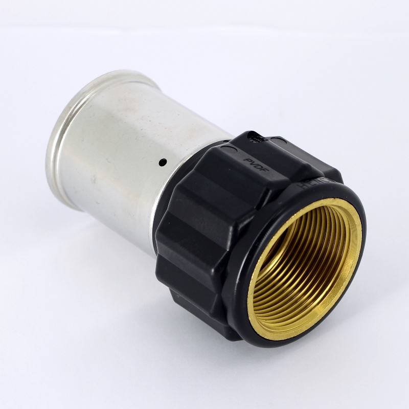 Муфта пресс-В PVDF HENCO 50х1"1/2 18PK5008