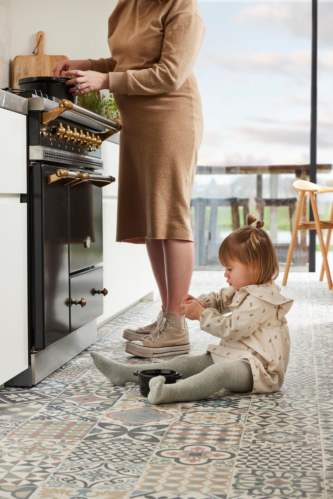 Нескользящий виниловый пол с цементным эффектом BEAUFLOR Phonitec ARCH-00068022 - Вид №4