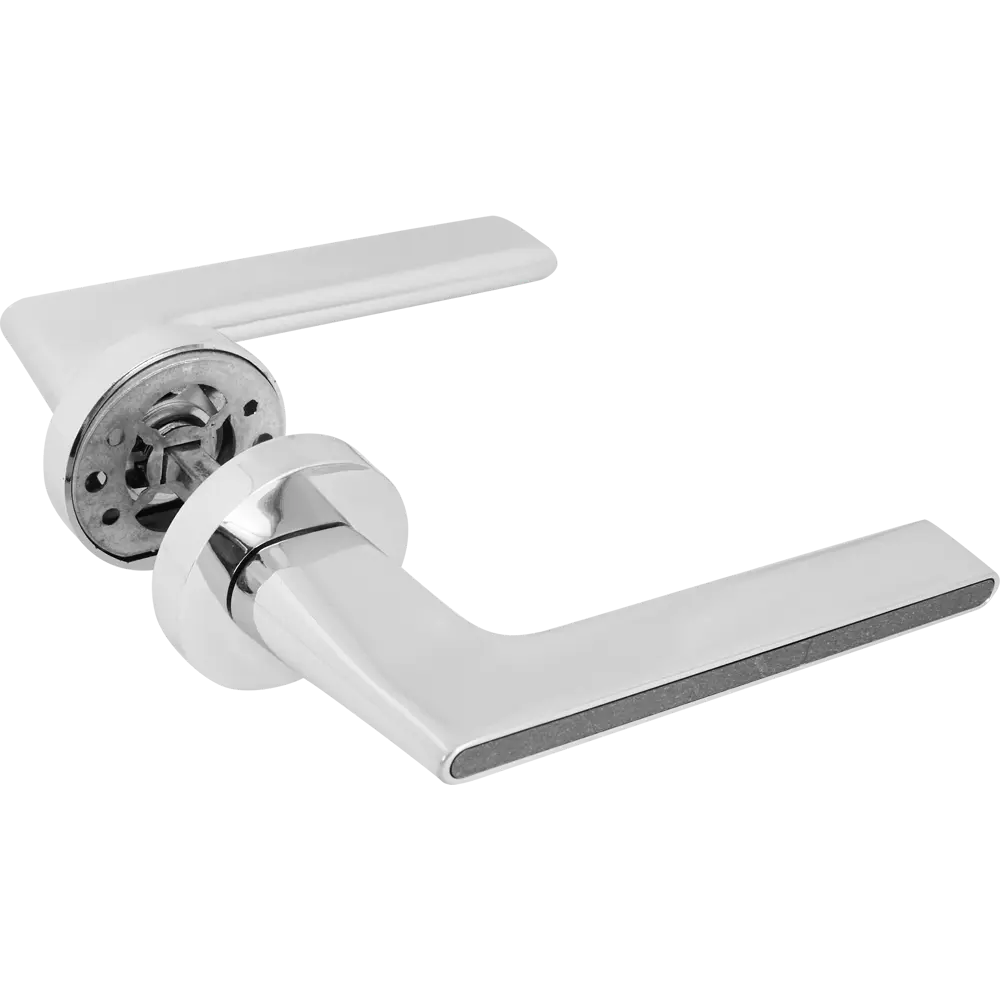 Дверные ручки 141 H комплект цвет черный хром Santreyd STLM-2203188