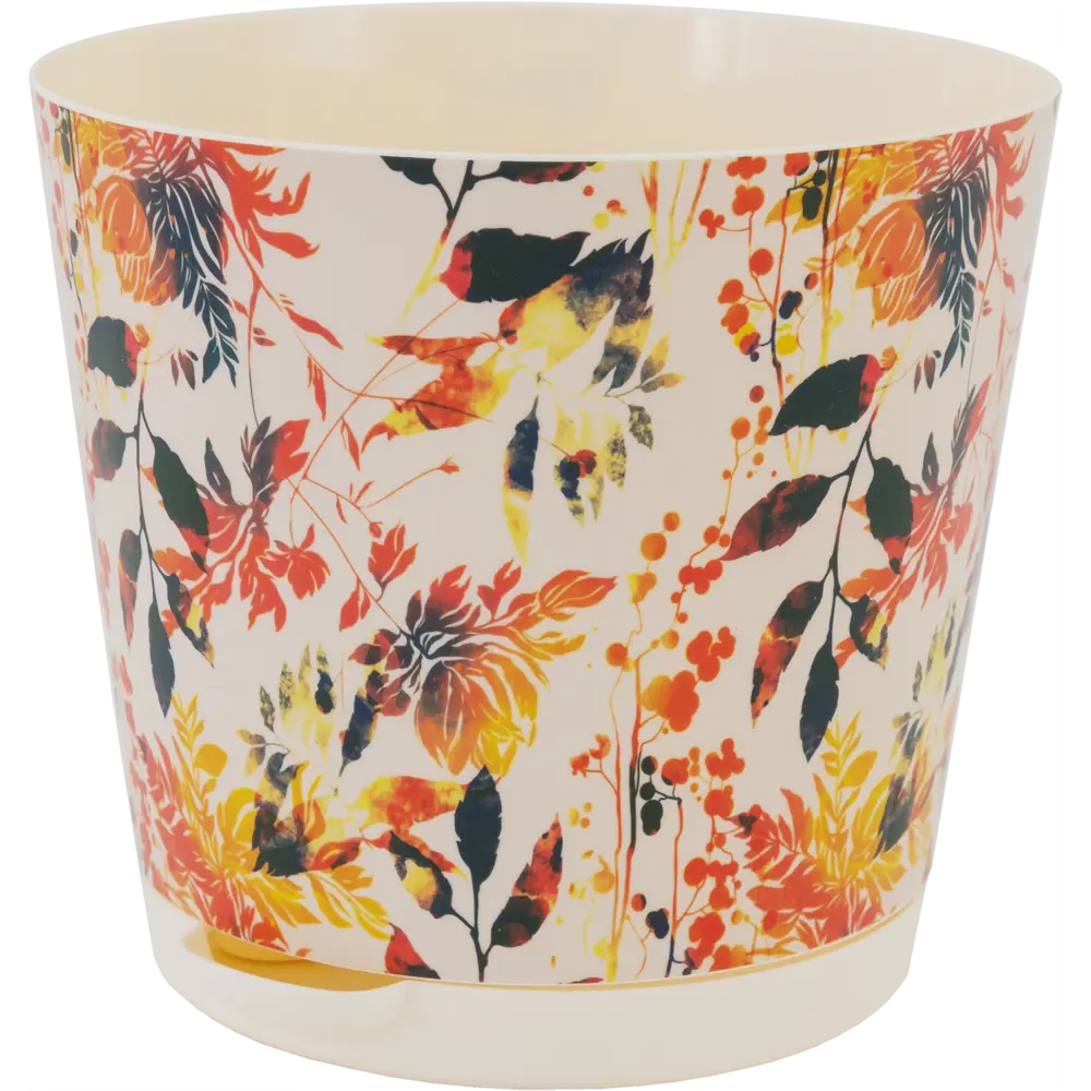 Горшок цветочный Ingreen Easy Grow ø16 h14.6 см v2 л пластик золотая осень Фиджи декор STLM-2087075