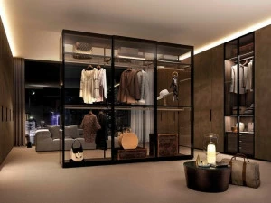 OLIVIERI Шкаф из алюминия и стекла