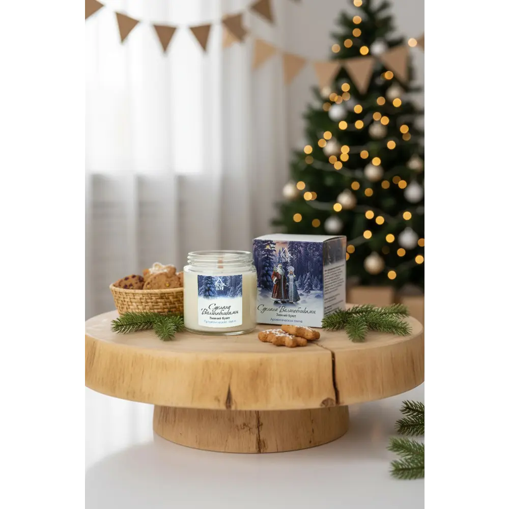 Ароматическая свеча Arida Home Зимний букет 6.8 см цвет разноцветный STLM-2093599 - Вид №5