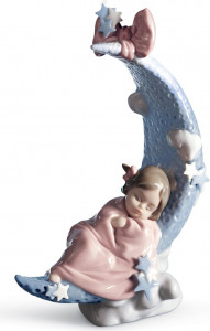 10668988 LLADRO Фигурка Lladro "Небесная колыбельная" 16x20см Фарфор