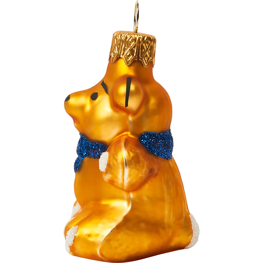 Ёлочное украшение Медвежонок с бантом, 9 см Santreyd STLM-2026894 - Вид №2