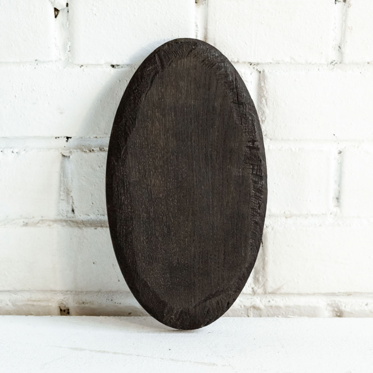 Тарелка "Яйцо" Чёрный FUGA ECO WOOD 123546 Чёрный  - Вид №1