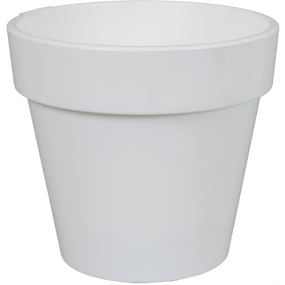 Кашпо Порто ø17.5 h16 см v2.4 л пластик белый Santreyd STLM-2165485