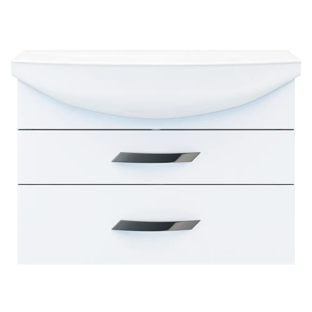 Тумба под раковину Vigo Moss подвесная 85 см, цвет белый STLM-2039098