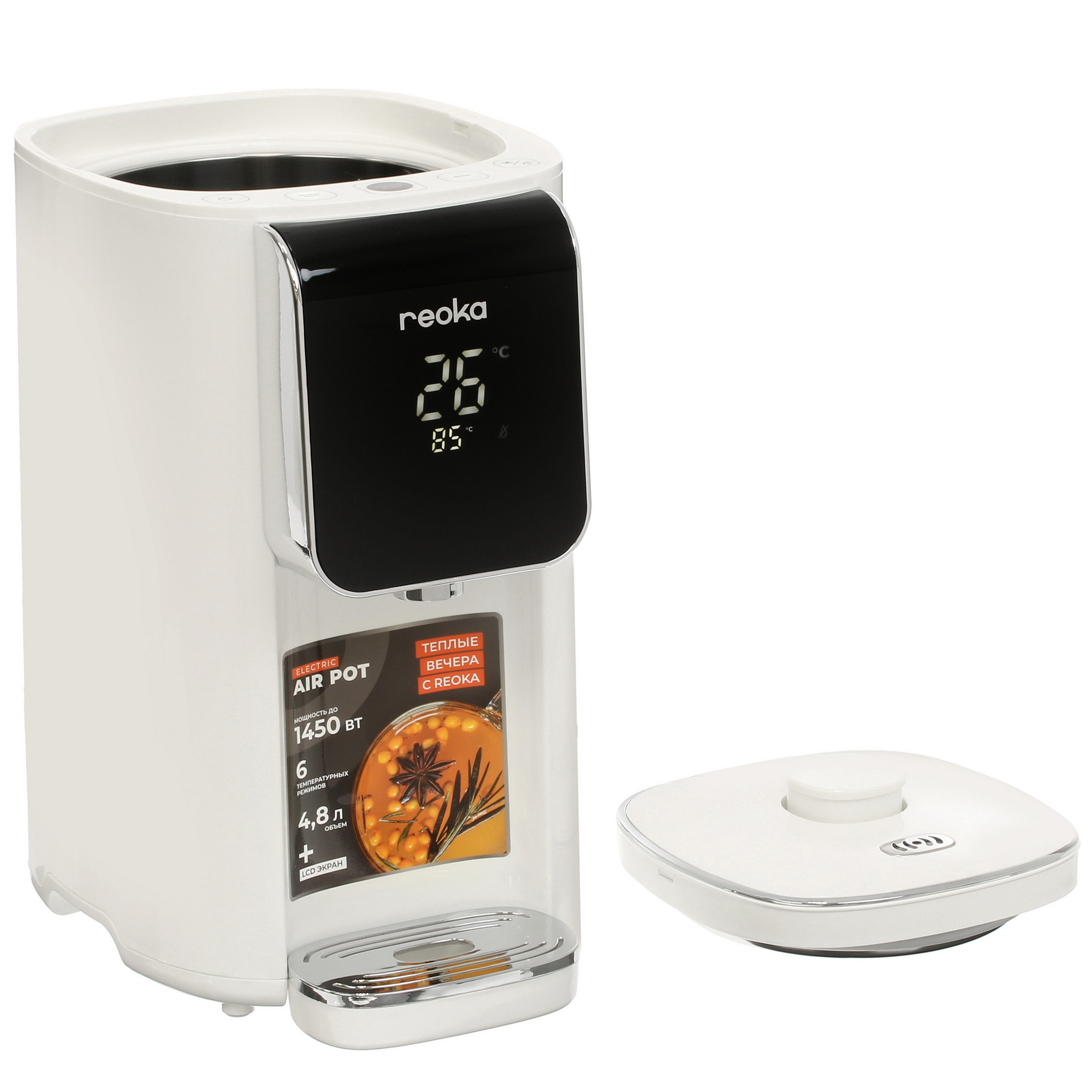 9969204 Термопот Reoka RKTP-1548 белый STDN-0135380 - Вид №4