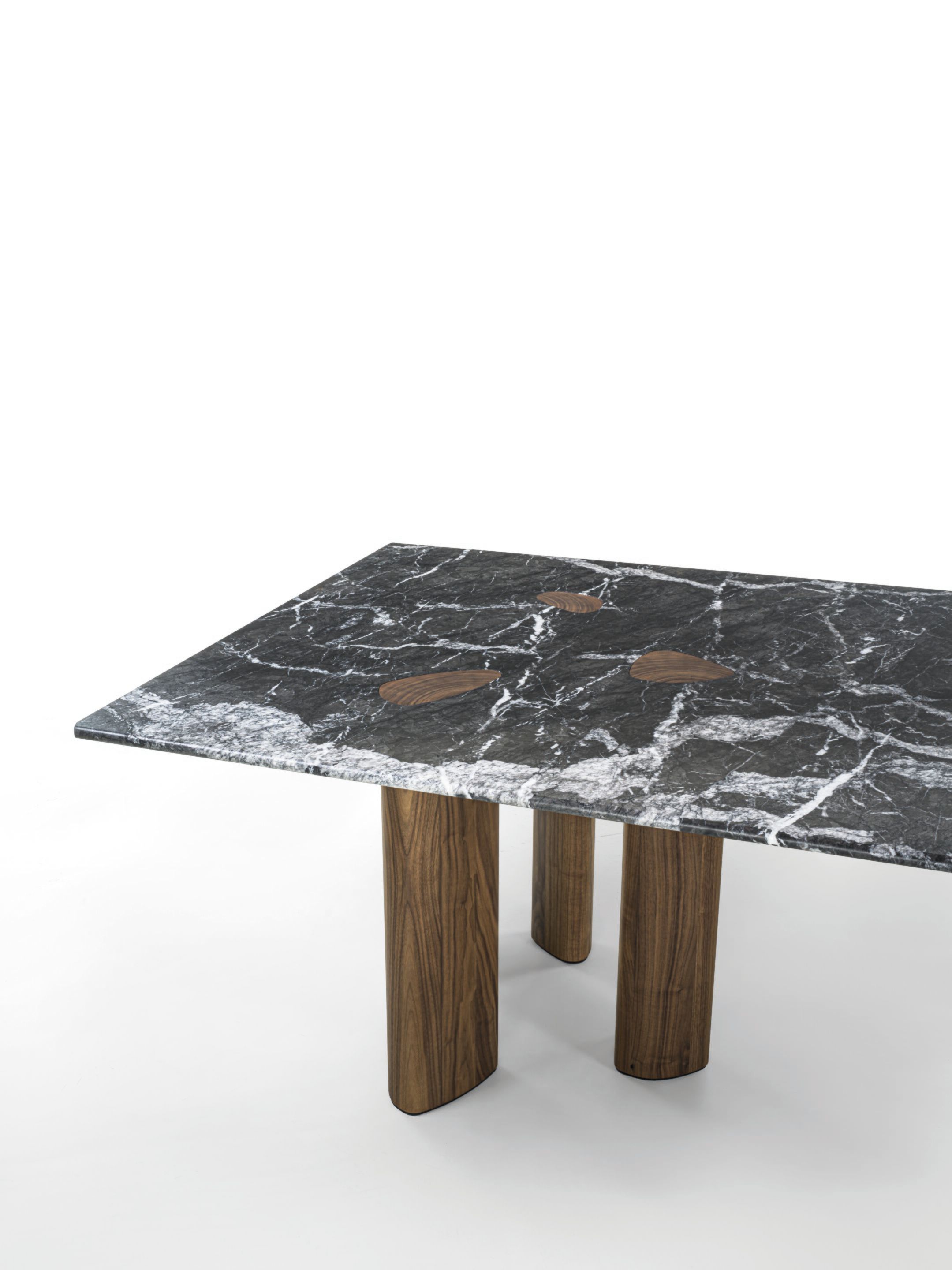 Прямоугольный обеденный стол из мрамора и грецкого ореха Porada двадцать четыре ARCH-00148826 - Вид №6