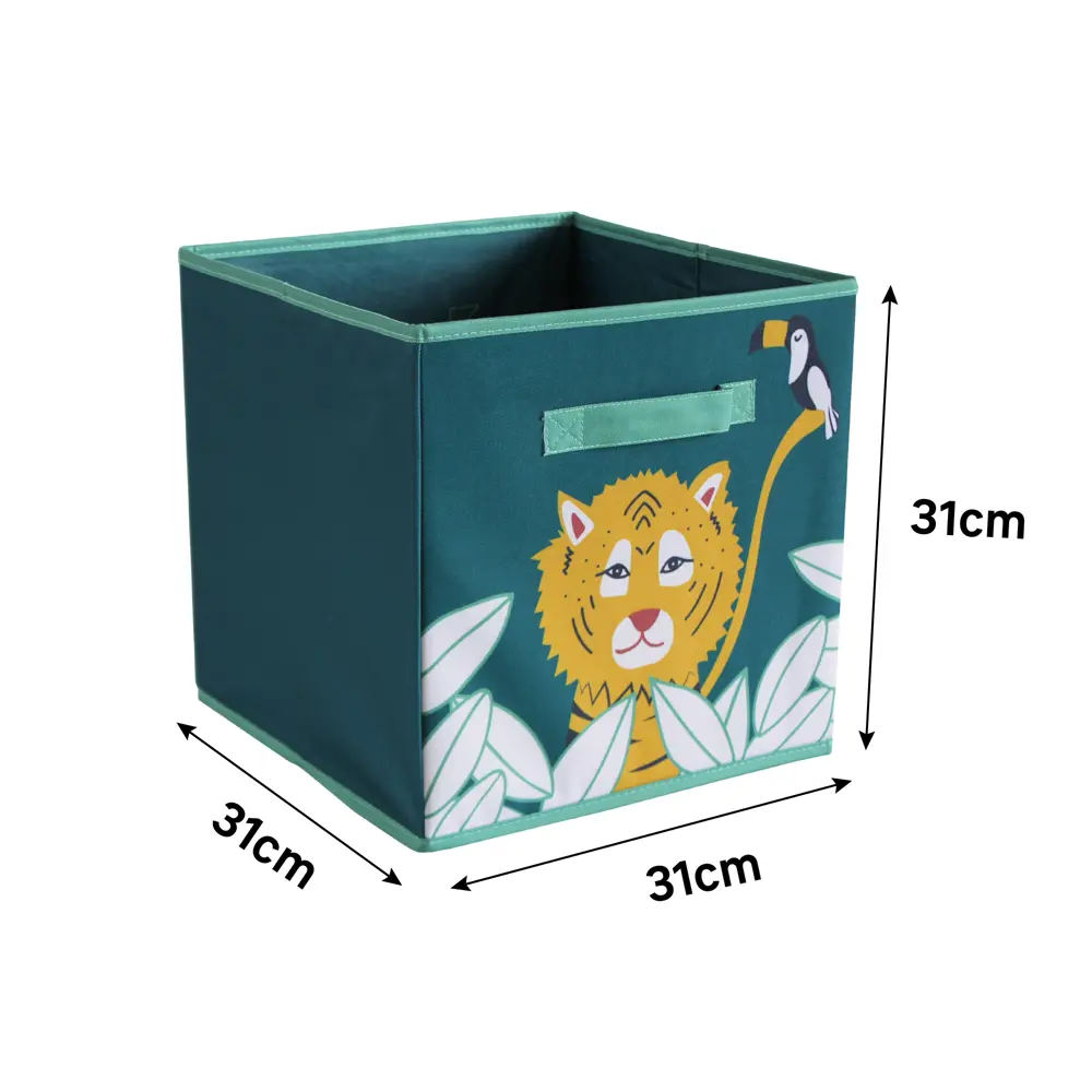 Короб Spaceo Kub 310x310x310 мм 29 л полиэстер 600D цвет зеленый STLM-2151671 - Вид №3