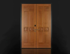 Ercole Бронированная входная дверь из массива дерева с контролем доступа