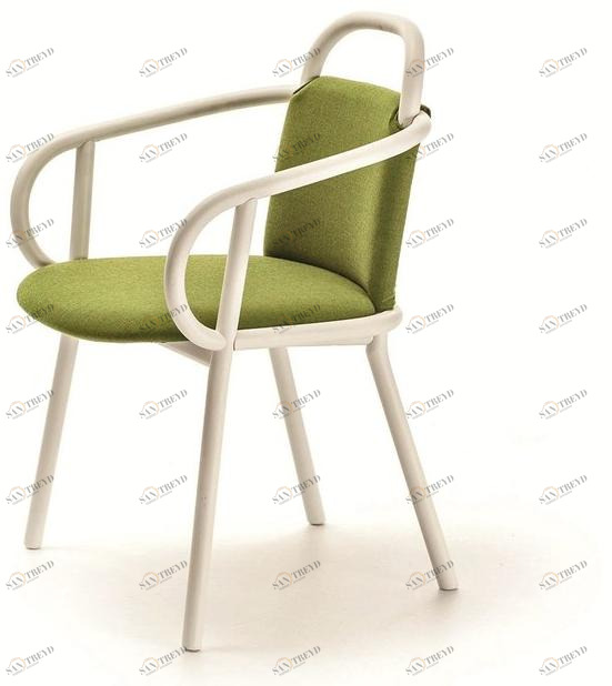 Very Wood Ресторанный стул из ткани с подлокотниками Zantilam sun-id-1492864
