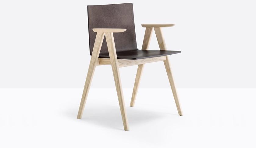 Pedrali Стул ясень с подлокотниками Osaka 2815 - Вид №6